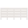 vidaXL Cabecero de cama madera maciza de pino blanco 135x3x80 cm