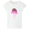 Camiseta infantil color crudo 128