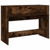 vidaXL Mesa consola madera contrachapada roble ahumado 100x39x75 cm