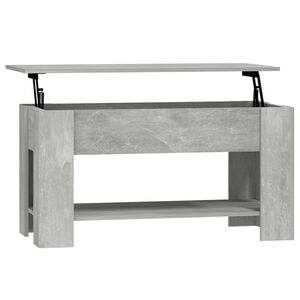 vidaXL Mesa de centro madera de ingenier&iacute;a gris hormig&oacute;n 101x49x52 cm