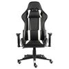vidaXL Silla gaming giratoria PVC blanco