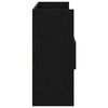 vidaXL Vitrina Roble Negro 105 x 30 x 70 cm Madera contrachapada