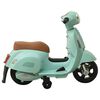 vidaXL Motocicleta eléctrica de juguete Vespa GTS300 verde