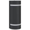 vidaXL L&aacute;mpara de pared de exterior aluminio fundido negro