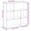 vidaXL Librer&iacute;a divisor madera ingenier&iacute;a roble Sonoma 102x29x103,5 cm