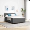 vidaXL Cama tipo Box Spring Gris claro y blanco. 193 x 144 x 88 cm