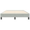 vidaXL Estructura de cama sin colchón terciopelo gris claro 120x210 cm