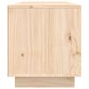 vidaXL Mueble de TV de madera maciza de pino 140x35x40 cm