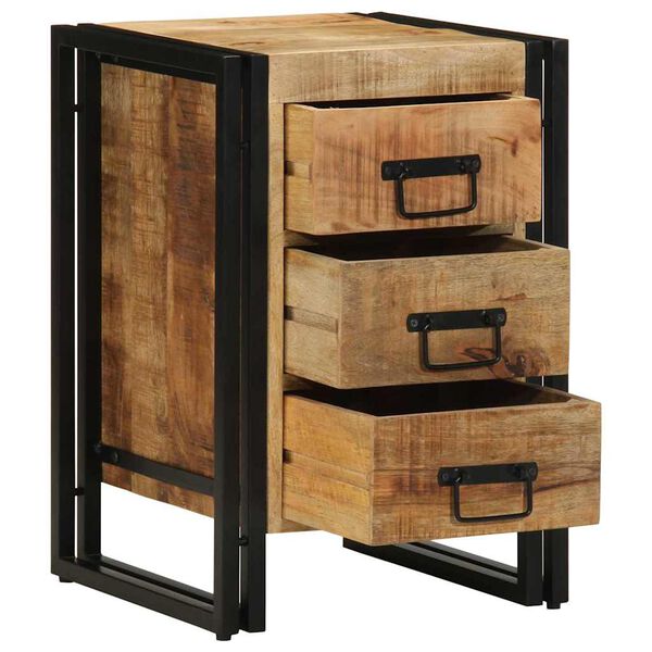 vidaXL Armario de Noche Marr&oacute;n 40 x 40 x 59 cm Madera de mango maciza