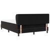 vidaXL Cama tipo Box Spring con colch&oacute;n Negro 160 x 200 cm Terciopelo