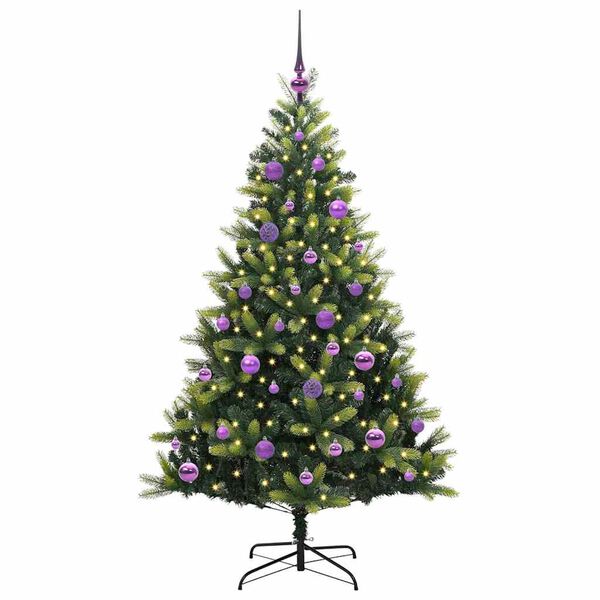 vidaXL &Aacute;rbol de Navidad Artificial Articulado 150 LEDs Verde 150 cm
