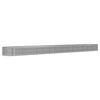 vidaXL Jardinera arriate acero galvanizado plata 620x80x36 cm