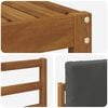 vidaXL Conjunto de sof&aacute;s de exterior 5 pcs Natural y Antracita