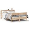 vidaXL Estructura de cama sin colch&oacute;n madera de pino blanca 140x200 cm