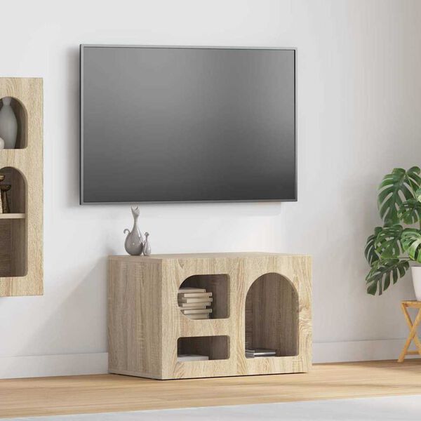 vidaXL Mueble de TV Roble Sonoma 60 x 35 x 40 cm Madera de ingenier&iacute;a
