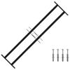 vidaXL Reja de Seguridad para Ventana 115 x 30 cm Acero Galvanizado