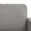 vidaXL Sof&aacute; 2 pcs Gris Claro 228 x 78 x 80 cm Terciopelo