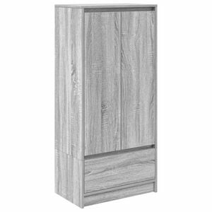 vidaXL Armario con caj&oacute;n gris Sonoma 55,5x34x119,5 cm