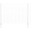 vidaXL Valla con Poste Plateado 1,6 x 25 m Acero