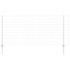 vidaXL Valla con Poste Plateado 1 x 25 m Acero