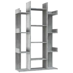 vidaXL Estanter&iacute;a madera contrachapada gris Sonoma 86x25,5x140 cm