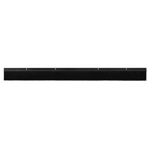 vidaXL Sellos de cepillo de puerta atornillables 2 uds. Negro 100 cm