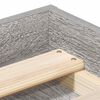 vidaXL Estructura de cama Sonoma gris 140x200 cm