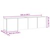 vidaXL Muebles de TV de pared 2 uds madera envejecida 80x30x41 cm