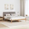 vidaXL Estructura de cama Marr&oacute;n 160 x 200 cm Madera de pino macizo