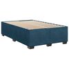 vidaXL Cama box spring con colch&oacute;n terciopelo azul oscuro 120x200 cm