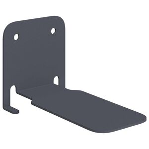 vidaXL Estante Flotante Invisible 4 uds. Antracita 6 x 11 x 6,5 cm