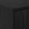 vidaXL Gabinete de Ba&ntilde;o con almacenamiento Roble Negro 63 x 29 x 55 cm
