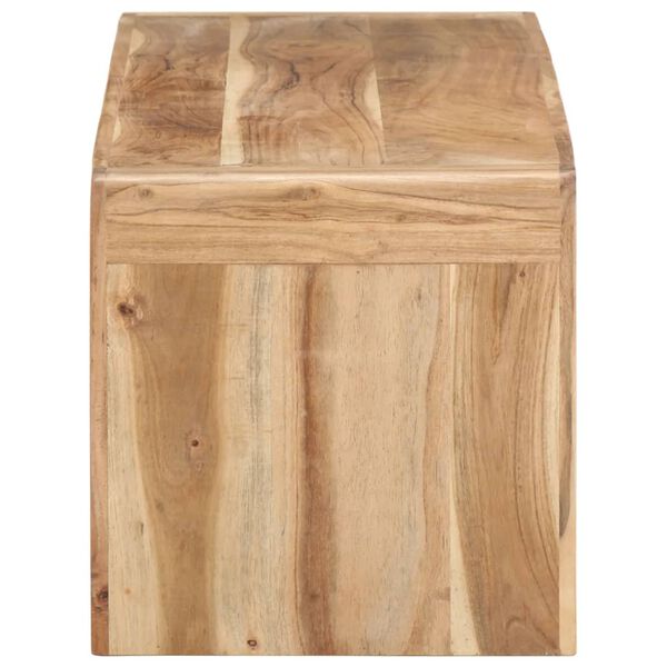 vidaXL Mueble para TV de madera maciza de acacia 120x33x33 cm