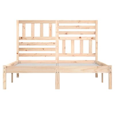 vidaXL Estructura de cama madera maciza de pino 140x200 cm