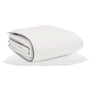 vidaXL Edred&oacute;n de Invierno con almohada 2 pcs Pluma de pato