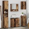 vidaXL Juego de muebles de ba&ntilde;o con caj&oacute;n 5 pcs Madera Vieja