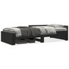 vidaXL Estructura de cama madera de ingenier&iacute;a negra 75x190 cm