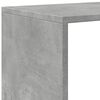 vidaXL Librer&iacute;a divisora 4 niveles madera gris 131,5x29x131,5 cm