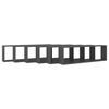 vidaXL Estantes cubo de pared 6 uds contrachapado gris 100x15x30 cm