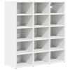 vidaXL Armario Zapatero 77,5 x 30 x 83,5 cm Madera de ingenier&iacute;a