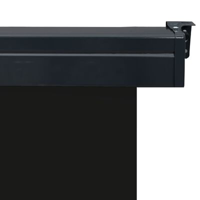 vidaXL Toldo lateral de balcón negro 65x250 cm