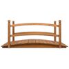 vidaXL Puente para jard&iacute;n madera maciza de abeto 140x60x60 cm