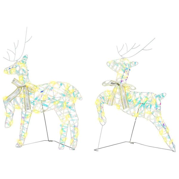 vidaXL Renos LED con 40 LED 7 pcs Multicolor PET