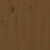 vidaXL Sofá cama sin colchón madera maciza pino marrón miel 90x200 cm