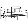 vidaXL Estructura de cama de d&iacute;a Negro 90 x 190 cm