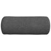 vidaXL Cojines Bolster 2 pcs Gris oscuro Ø 15 x 40 cm Tela de pana