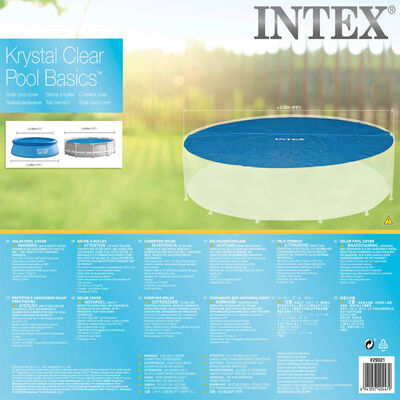 Intex Cubierta solar de piscina redonda 305 cm