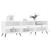 vidaXL Mueble de TV madera contrachapada blanco 150x30x44,5 cm