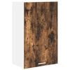 vidaXL Mueble colgante con puerta Roble Ahumado y 50 x 31 x 80 cm