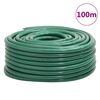 vidaXL Manguera de jard&iacute;n PVC verde 1" 100 m